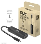 CLUB3D USB Gen2 Typ-C zu HDMI&trade; 8K60Hz oder 4K120Hz HDR10, DSC1.2, Power Delivery