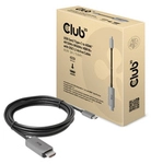 CLUB3D USB Gen2 Type-C to HDMI 4K120Hz 8K60Hz HDR10 with DSC1.2 Active Cable M/M 3m