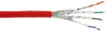 InLine&reg; Patchkabel, S/FTP (PiMf), Cat.6A, 500MHz, halogenfrei, Kupfer, rot, 100m