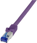 Logilink Patch cable Cat.6A S/FTP Ultraflex GHMT certified, purple 0.25m
