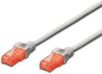 DIGITUS Patchkabel Cat6 U/UTP 2xRJ45 1.0m grau LSZH