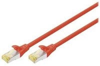 DIGITUS CAT 6A S/FTP Patchkabel, 10 St&uuml;ck, 1m, rot
