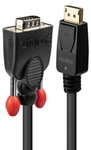 Lindy 41941 Videokabel-Adapter 1 m DisplayPort VGA (D-Sub) Schwarz