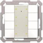MDT BE-TA55P8.G2 Taster Plus 55 8-fach Reinwei&szlig; gl&auml;nzend