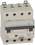 Legrand 411234 DX3 Fi/LS-Schalter C 16A 4-polig 6kA 30mA Typ A 400VAC 4TE