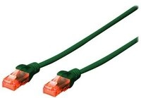 DIGITUS Patchkabel Cat6 U/UTP 2xRJ45 1.0m gr&uuml;n LSZH