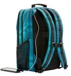 HP Campus XL Tartan plaid Backpack (P)