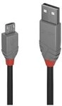 LINDY USB 2.0 Kabel Typ A/Micro-B Anthra Line M/M 2m