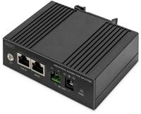 DIGITUS Splitter POE Industrial 802.3at/af DIN 60W
