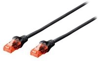 DIGITUS Patchkabel Cat6 U/UTP 2xRJ45 10.0m grau Hebelschutz
