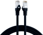RJ45 Patchkabel Cat.6 U/UTP LSZH, CCA schwarz 1m