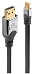 LINDY Mini-DisplayPort an DisplayPort Kabel CROMO 0.5m