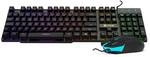 INCA Gaming Maus+Tastatur RGB/ 3200DPI/6Tasten/1.50m schwarz retail