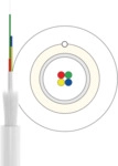 UC home fibre idrop 900 I-VH&nbsp;OS2 4E (1x4) Dca , 500N LSZH weiss 4,5mm G657A2