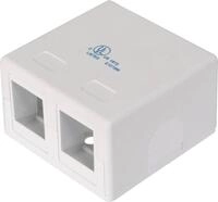 DIGITUS Geh&auml;use f&uuml;r Keystone 2xKeystone, wei&szlig;
