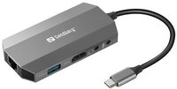 SANDBERG USB-C 6-in1 Travel Dock