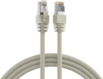 RJ45 Patchkabel Cat.8.1 S/FTP LSZH, BC grau 1m