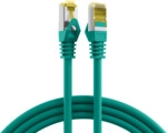 RJ45 Patchkabel Cat.6A S/FTP LSZH, Cat.7 Rohkabel gr&uuml;n 0,25m