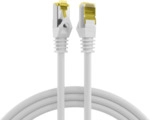 RJ45 Patchkabel Cat.6A S/FTP LSZH, Cat.7 Rohkabel wei&szlig; 0,5m