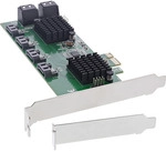 InLine&reg; Schnittstellenkarte, 8x SATA 6Gb/s Controller, PCIe 2.0 (PCI-Express)