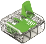 WAGO 221-423 Verbindungsklemme m.Hebel max.4qmm 3-Leiter transparent (Inhalt 50