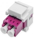 DIGITUS LWL Kupplung LC/LC Multimode-OM4 Dupl.Keystone-Modul