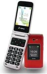 Olympia Mobiltelefon VITUS 4G klappbar Gro&szlig;tasten rot