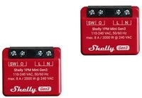 SHELLY 1PM Mini Gen3 2-pack PM Switch