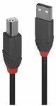 LINDY USB 2.0 Kabel Typ A/B Anthra Line M/M 7.5m