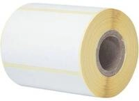 Einzeletikettenrolle Brother weiss 76x44mm 400St./Rolle 8er