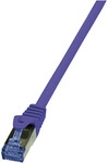 Logilink Patch Cable Cat.6A S/FTP violet 0,25m, PrimeLine