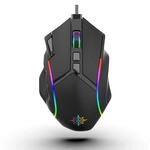 INCA Gaming Maus RGB/12800DPI/12Tasten/USB 1.80m schwarz