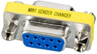 Mini Gender Changer, DSub 9, Bu.-Bu.