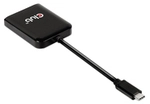 CLUB3D USB3.2 Gen2 Type-C(DP Alt-Mode) to DisplayPort Dual Monitor 4K60Hz M/F MST hub