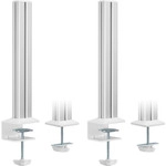 InLine&reg; Slatwall Befestigungss&auml;ulen Aluminium, f&uuml;r Tischhalterung Panel, 2er Set