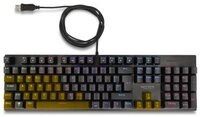 DELOCK USB Gaming Tastatur 1,6m mit RGB Beleuchtung, schwarz
