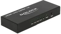 DELOCK HDMI Splitter 1 Eingang -> 4 Ausg&auml;nge 4K