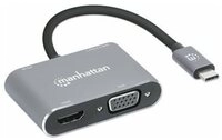MH 4-in-1 Dock HDMI VGA USB-A USB-C PD