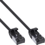 InLine&reg; Patchkabel slim, U/FTP, Cat.8.1, TPE halogenfrei, schwarz, 3m