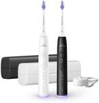Zahnb&uuml;rste HX7419/01 / Sonicare 6500 mit Etui Doppelpack Schwarz/Wei&szlig;