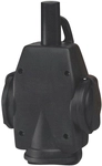ABL Vollgummi-Schuko- 1473190 H&auml;ngekupplung 3f schwarz