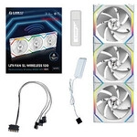 120mm Lian Li UNI FAN SL Wireless 120 ARGB Reverse Blade White 3-pack