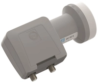 WISI Speisesystem Twin OC02E lichtgrau 40mm Feed universal LTE-safe