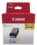 CANON CLI-521 Ink Cartridge C/M/Y Pack