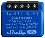SHELLY 1 Mini Gen3 2-pack Smart Relay