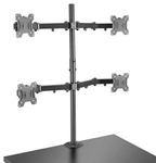 Lindy 40659 Flachbildschirm-Tischhalterung 71,1 cm (28) Schwarz Tisch/Bank