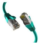 CAT8.1 GR&Uuml;N 0,25m RJ45 PATCHKABEL S/FTP PIMF, LSZH 2000MHZ 40GB NETZWERKKABEL