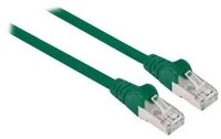 INTELLINET Patchkabel Cat6a-Stecker/Cat7-Rohkabel 0,25m gr&uuml;n