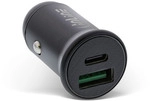 InLine&reg; USB KFZ Stromadapter PD, 12/24V USB-A + USB-C, max. 60W, schwarz