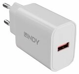 LINDY USB Typ A Charger 18W, wei&szlig;